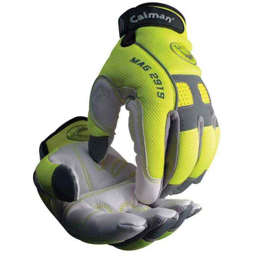PIP 2919-7, Caiman® MAG™, Multi-Activity Glove with White Goat Grain Leather Padded Palm and Hi-V