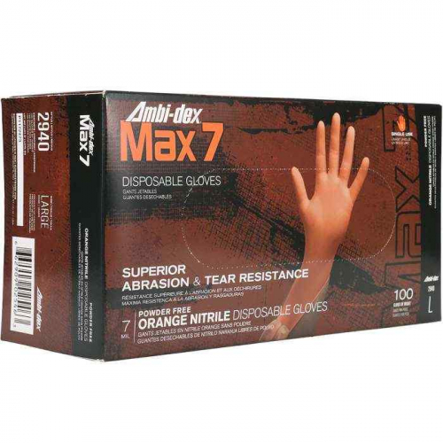 PIP 2940-XL, Ambi-dex®, Disposable Nitrile Glove, Powder Free with Textured Grip - 7 mil, Disposabl