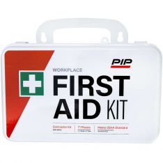 PIP 299-AK10C, PIP®, Contractor First Aid Kit - 10 Person, First Aid Kit, White, KIT