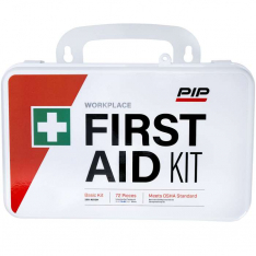 PIP 299-AK10H, PIP®, OSHA Basic Personal First Aid Kit - 10 Person, First Aid Kit, White, KIT