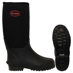 PIP 2NP100108, Boss®, BOSS® NEOPRENE BOOT, Over-the-Sock Boots, Black, 8