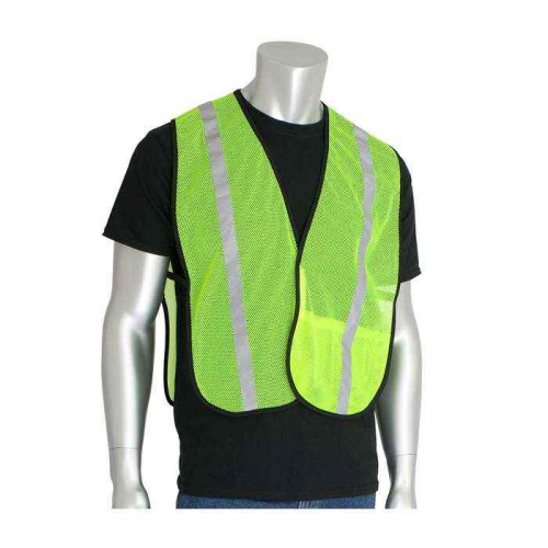 PIP 300-EVOR-ELY, PIP®, Non-ANSI One Pocket Mesh Safety Vest, Hi-Vis Apparel, Hi-Vis Yellow, OS