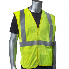 PIP 305-2105-2X, PIP®, ANSI Type R Class 2 AR/FR Mesh Vest With D Ring Access, FR Clothing, Hi-Vis 