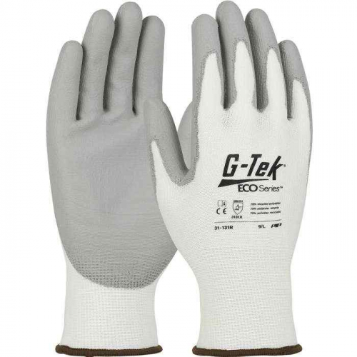 PIP 31-131R-XXL, G-Tek® ECO Series™, Seamless Knit Recycled Yarn / Spandex Blended Glove with Pol