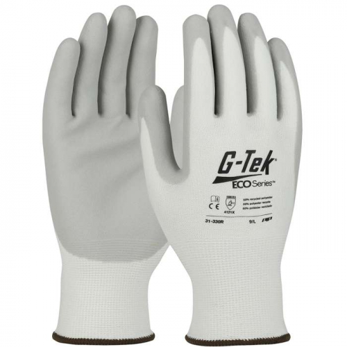 PIP 31-330R-XL, G-Tek® ECO Series™, Seamless Knit Recycled Yarn / Spandex Blended Glove with Nitr