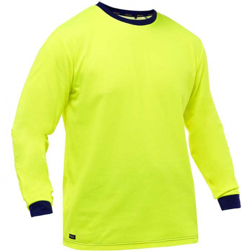 PIP 310M6118-Y-M, Bisley®, Non-ANSI Long Sleeve Shirt, Hi-Vis Apparel, Hi-Vis Yellow, M
