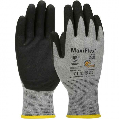 PIP 34-774B-XXL, MaxiFlex® Elite™ ESD, Anti-Static Seamless Knit Nylon Glove with Nitrile Coated 
