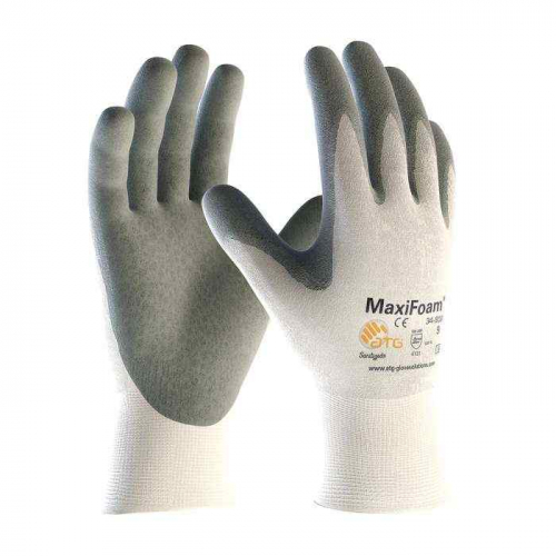 PIP 34-800-S, MaxiFoam® Premium, Seamless Knit Nylon Glove with Nitrile Coated MicroFoam Grip on Pa