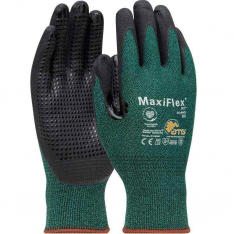 PIP 34-8443-L, MaxiFlex® Cut™, Seamless Knit Engineered Yarn Glove with Premium Nitrile Coated Mi