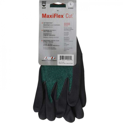 PIP 34-8743T-XL, MaxiFlex® Cut™, Seamless Knit Engineered Yarn Glove with Premium Nitrile Coated 