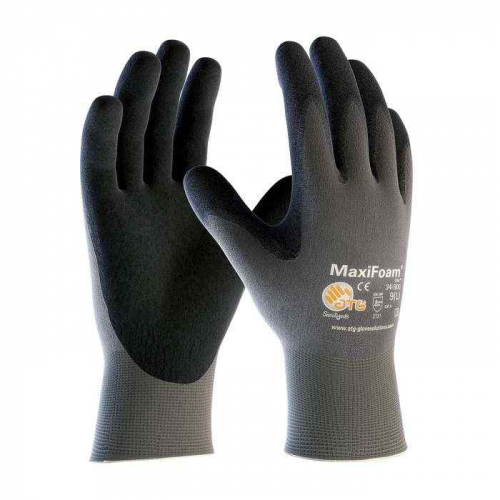 PIP 34-900-M, MaxiFoam® Lite, Ultra Lightweight Seamless Knit Nylon Glove with Nitrile Coated Micro