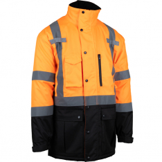 PIP 343-1758-OR-2X, PIP, Hi-Vis Cold Gear, Hi-Vis Orange, 2X-Large, ANSI Type R Class 3 Value Coat W