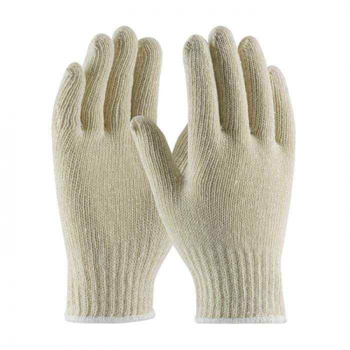 PIP 35-C104-L, PIP®, Medium Weight Seamless Knit Cotton/Polyester Glove - Natural, SeamlessGlove No