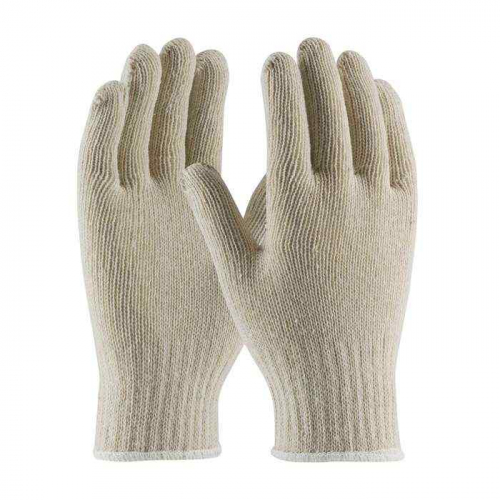 PIP 35-C110-L, PIP®, Medium Weight Seamless Knit Cotton/Polyester Glove - 7 Gauge Natural, Seamless