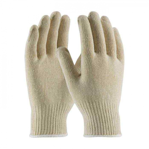 PIP 35-C2110-L, PIP®, Medium Weight Seamless Knit Cotton/Polyester Glove - 10 Gauge Natural, Seamle