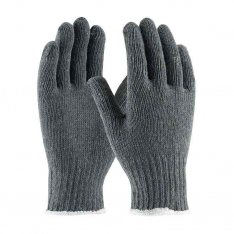 PIP 35-C500-L, PIP®, Medium Weight Seamless Knit Cotton/Polyester Glove - Gray, SeamlessGlove NoCoa