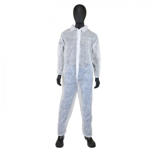 PIP 3502-XXL, PIP®, Standard Weight 20GSM SBP Coverall-Elastic Wrist & Ankles, Disposable Clothing,