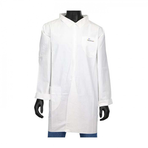 PIP 3620-3XL, Posi-Wear® BA™, PosiWear BA Lab Coat - 2 Pocket 58 gsm, Disposable Clothing, White,