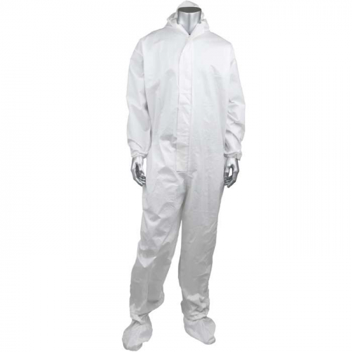 PIP 3629-M, Posi-Wear® BA™, Posiwear BA Coverall with Extended Neckline at Hood, Boot, Elastic Wr