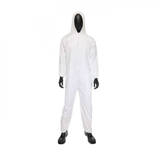 PIP 3656-M, PIP®, Microporous Coverall with Hood, Elastic Wrist & Ankle 47 gsm, Disposable Clothing