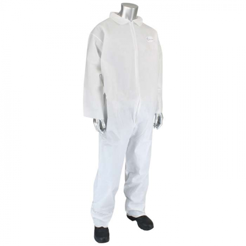 PIP 3700-XXXL, Posi-Wear® UB™, PosiWear UB Basic Coverall 56 gsm, Disposable Clothing, White, 3XL