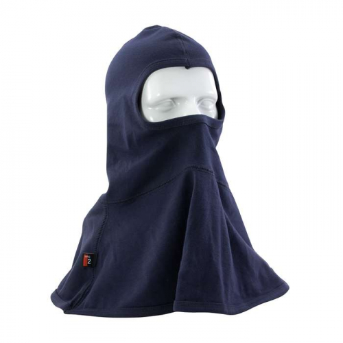 PIP 385-FRBL11-NV, PIP®, Single-Layer AR/FR Interlock Cotton Balaclava - 10.6 Cal/cm2, Arc Clothing