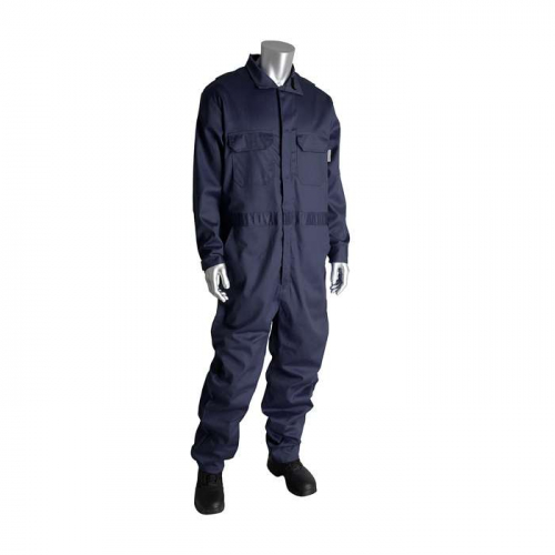 PIP 385-FRSC-NV-4X, PIP®, AR/FR Dual Certified Coverall with Zipper Closure - 9.2 Cal/cm2, Arc Clot