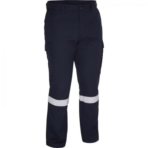 PIP 385MFRCS-NV-3636, Bisley®, AR/FR Ripstop Industrial Taped Cargo Pant - Industrial Wash Durable,