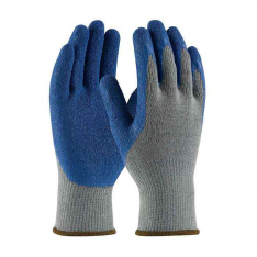 PIP 39-C1305-L, G-Tek®, Regular Weight Seamless Knit Polyester/Cotton Glove with Latex Coated Crink