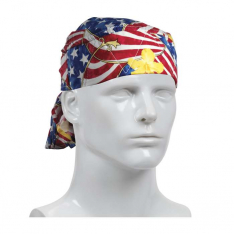 PIP 396-300-PAT, EZ-Cool®, Evaporative Cooling Tie Hat, Evaporative Cooling, Patriot, OS