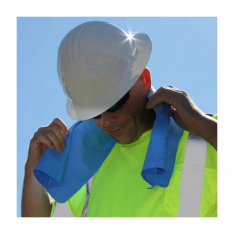 PIP 396-602-B, EZ-Cool®, EZ-Cool Evaporative PVA Cooling Towel, Evaporative Cooling, Blue, OS