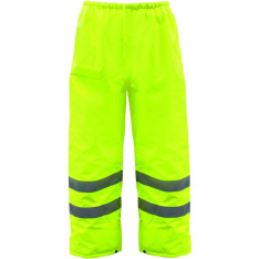 PIP 3NR40002X, Boss®, Class E Insulated Hi Vis Waterproof Pant, Hi-Vis Cold Gear, Hi-Vis Yellow, 2X