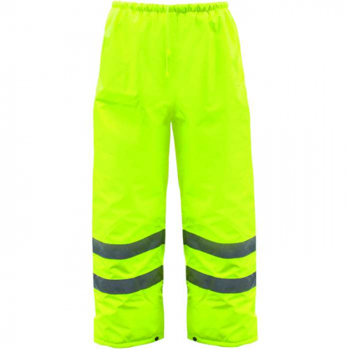 PIP 3NR4000L, Boss®, Class E Insulated Hi Vis Waterproof Pant, Hi-Vis Cold Gear, Hi-Vis Yellow, L