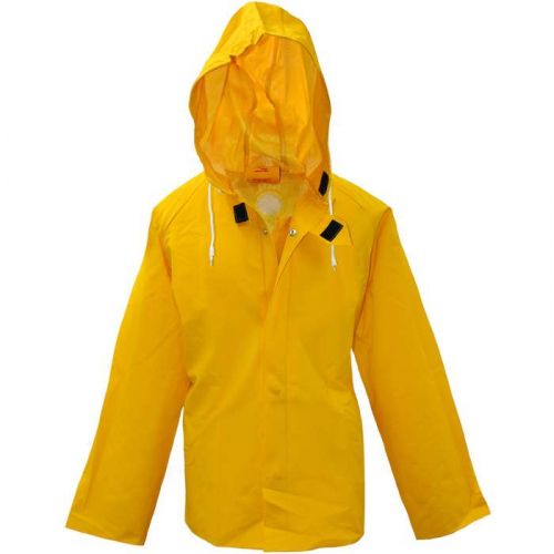 PIP 3PR0500Y5, Boss®, Premium Rain Jacket - 0.50 mm, Rainwear, Yellow, 5XL