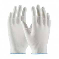 PIP 40-736-L, CleanTeam®, Light Weight Seamless Knit Nylon Clean Environment Glove - Half-Finger, C