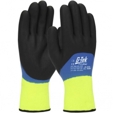 PIP 41-1415-L, G-Tek® PolyKor®, Seamless Knit PolyKor® Blend Glove with Acrylic Liner and Double-
