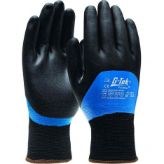PIP 41-1417-L, G-Tek® PolyKor®, Seamless Knit PolyKor® Blend Glove with Acrylic Liner and Double-