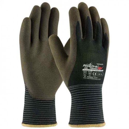 PIP 41-1430-XL, PowerGrab™ Thermo W, Seamless Knit Polyester Glove with Acrylic Liner and Latex Mi