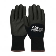 PIP 41-7322-L, G-Tek® PolyKor®, Seamless Knit PolyKor® Blend Glove with Acrylic Lining and PVC Fo