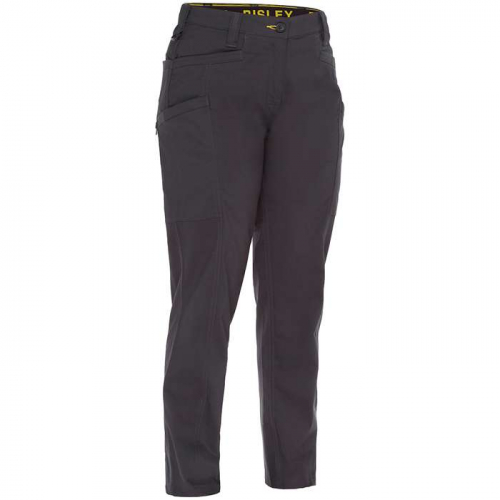 PIP 411W6150-GR-22S, Bisley®, Women's Stretch Ripstop Vented Work Pants with X-Airflow™ Ventilati