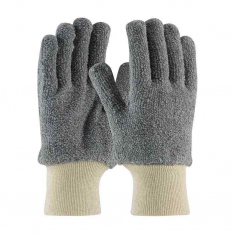 PIP 42-C753-L, PIP®, Terry Cloth Seamless Knit Glove - 18 oz, Protection From Heat, Gray, L