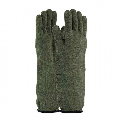 PIP 43-858S, Kut Gard®, DuPont™ Kevlar® / Preox Seamless Knit Hot Mill Glove with Cotton Liner -