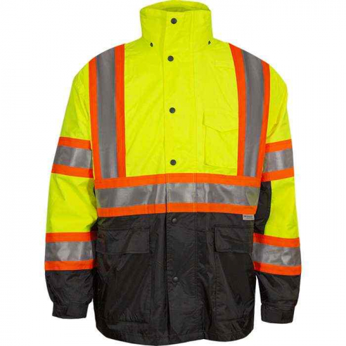PIP 431CX-LB-LG, Reflective Apparel™, ANSI Type R Class 3 Two-Tone Waterproof and Breathable 3-Sea