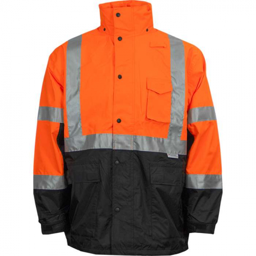 PIP 431ST-OB-SM, Reflective Apparel™, ANSI Type R Class 3 Two-Tone Waterproof and Breathable 3-Sea