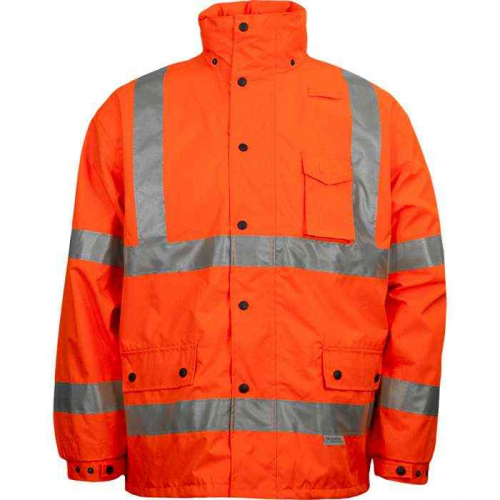PIP 431ST-OR-3X, Reflective Apparel™, ANSI Type R Class 3 Two-Tone Waterproof and Breathable 3-Sea