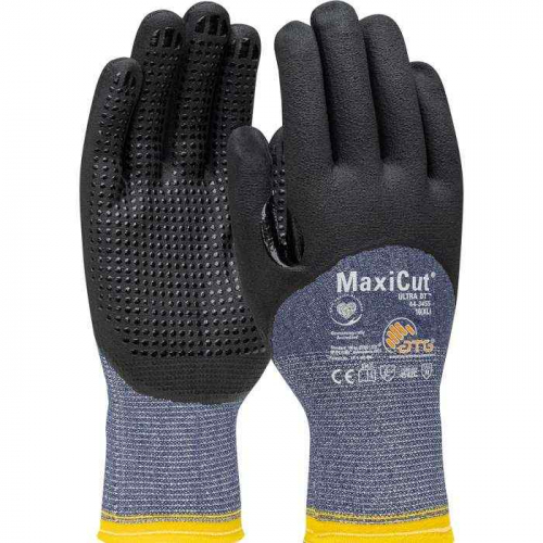 PIP 44-3455-S, MaxiCut® Ultra DT™, Seamless Knit Engineered Yarn Glove with Premium Nitrile Coate