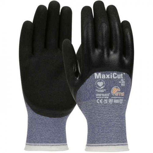 PIP 44-505-XL, MaxiCut® Oil, Seamless Knit Engineered Yarn Glove with Nitrile Coated MicroFoam Grip