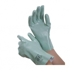 PIP 440L, QRP PolyTuff, Polyurethane Solvent Glove with Cotton Lining - 13, CE Gloves, Green, L