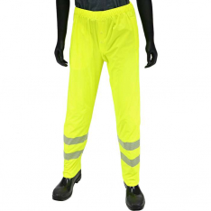 PIP 4541P-2XL, Viz™, Class E Waterproof Breathable Rain Pants, Hi-Vis Rainwear, Hi-Vis Yellow, 2XL