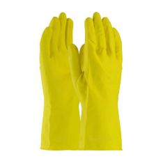 PIP 48-L212Y-L, Assurance®, Unsupported Latex, Industrial Flock Lined with Raised Diamond Grip - 21